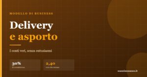 Delivery e asporto per ristoranti: i conti veri al netto delle commissioni