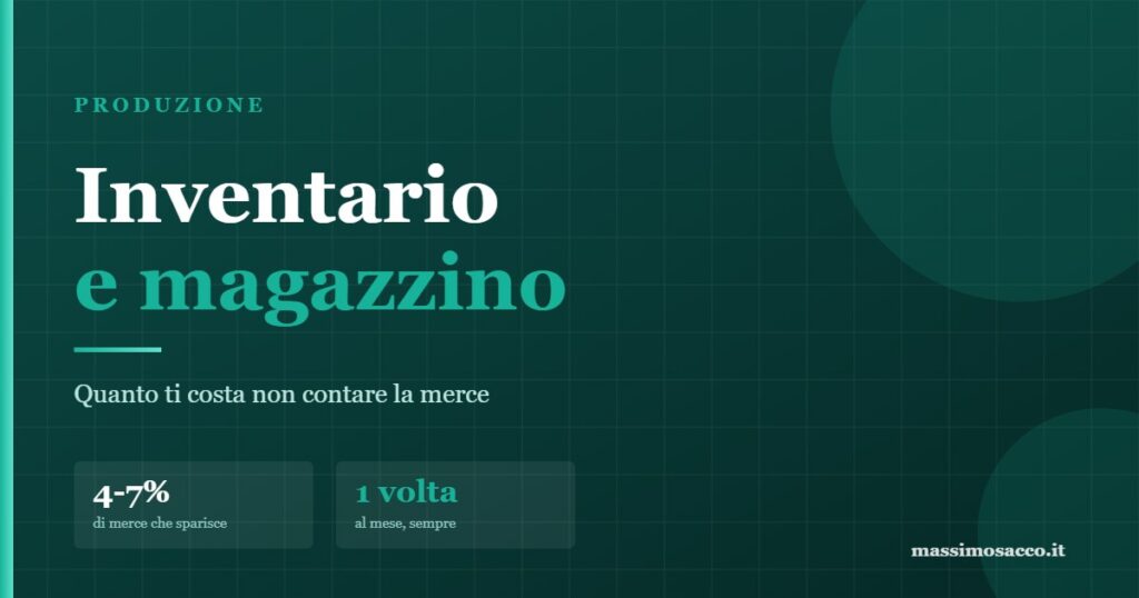Inventario e magazzino nel ristorante: quanto costa non contare la merce